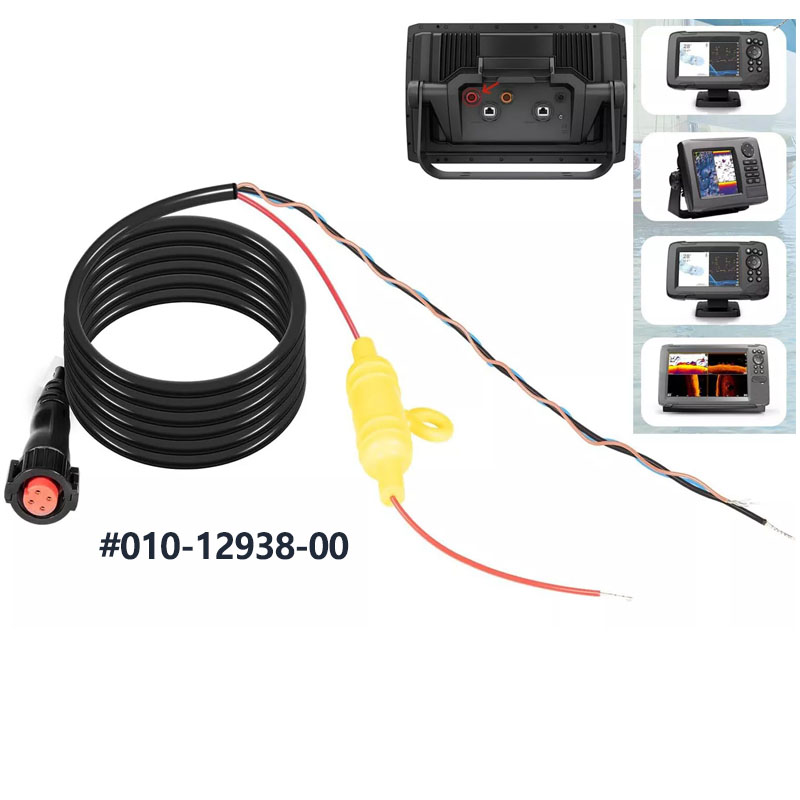 Fish Finder Cable - 010-12938-00 Boat Power Cable for Garmin