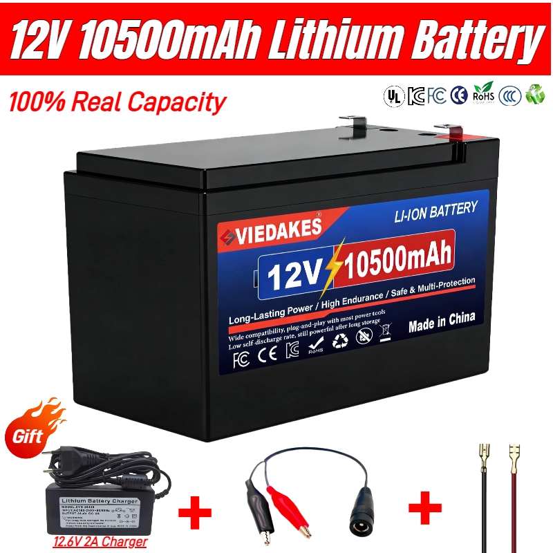Fish Finder Battery - 12V Lithium Battery 105.Ah LiFePO4 4000+Deep