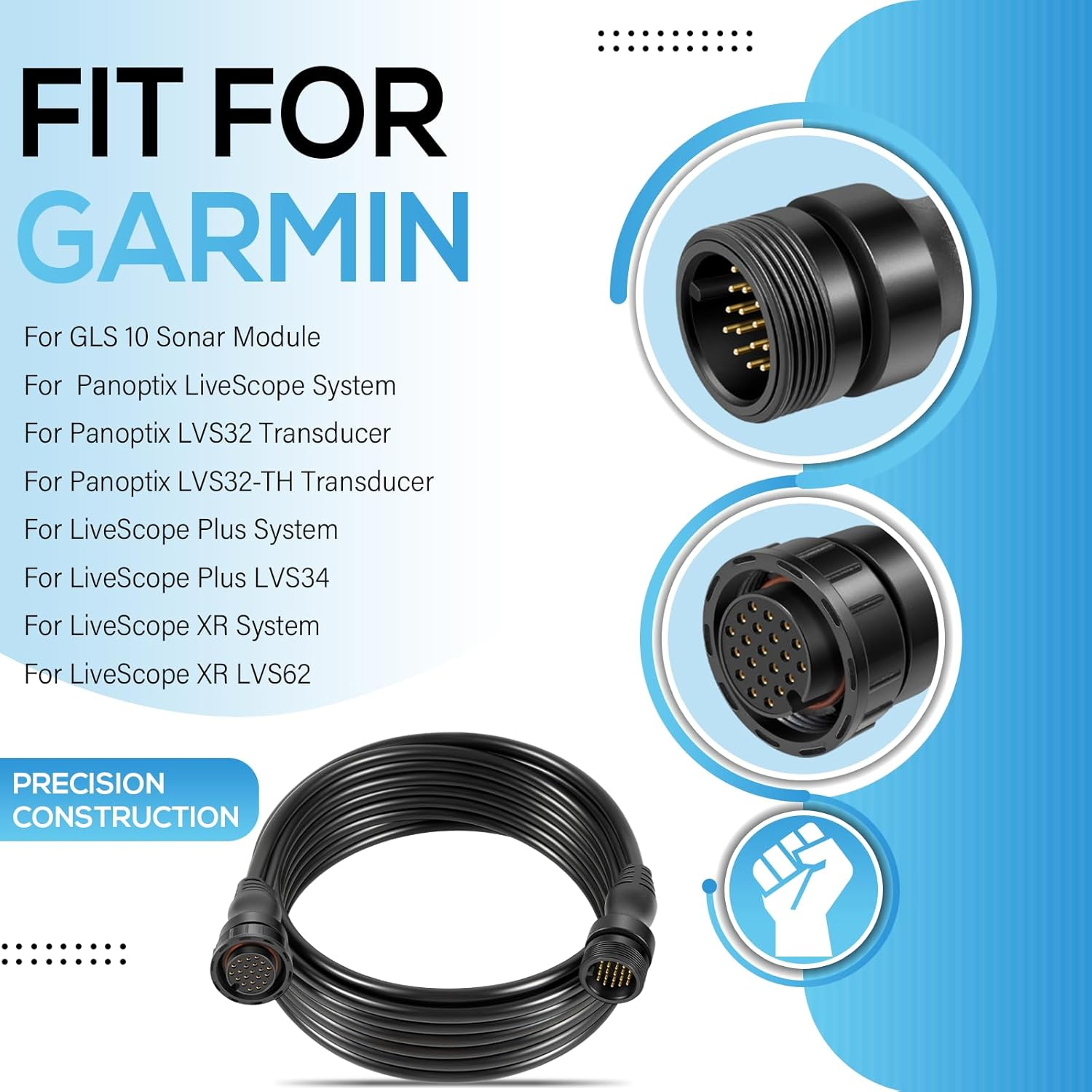 010-12855-00 Ship Transducer E - огляд і ціна Fish Finder Cable