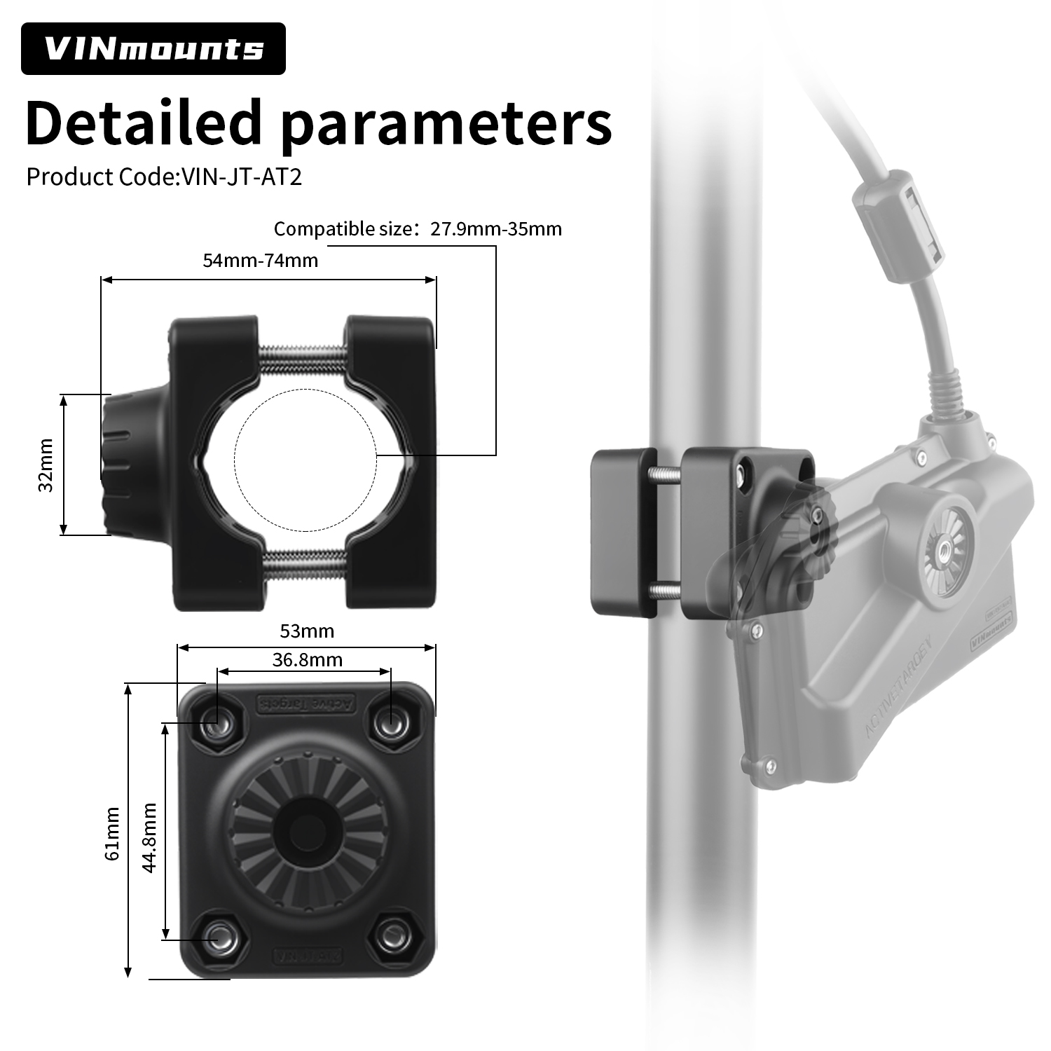 VINmounts LOWRANCE ActiveTarge - огляд і ціна Fish Finder Transducer