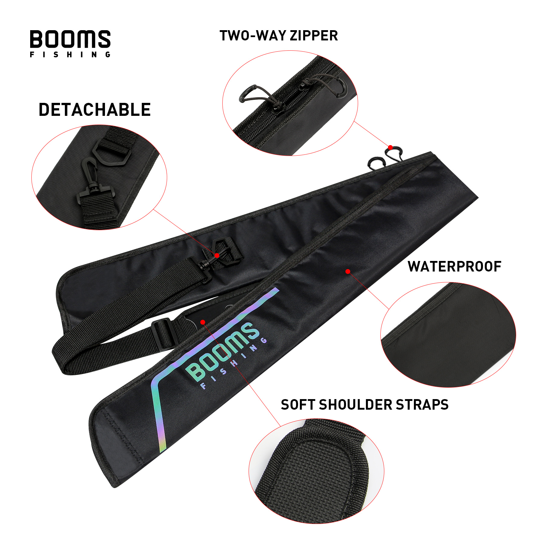 Booms Fishing 195cm Large Wate - огляд і ціна Fish Finder Case