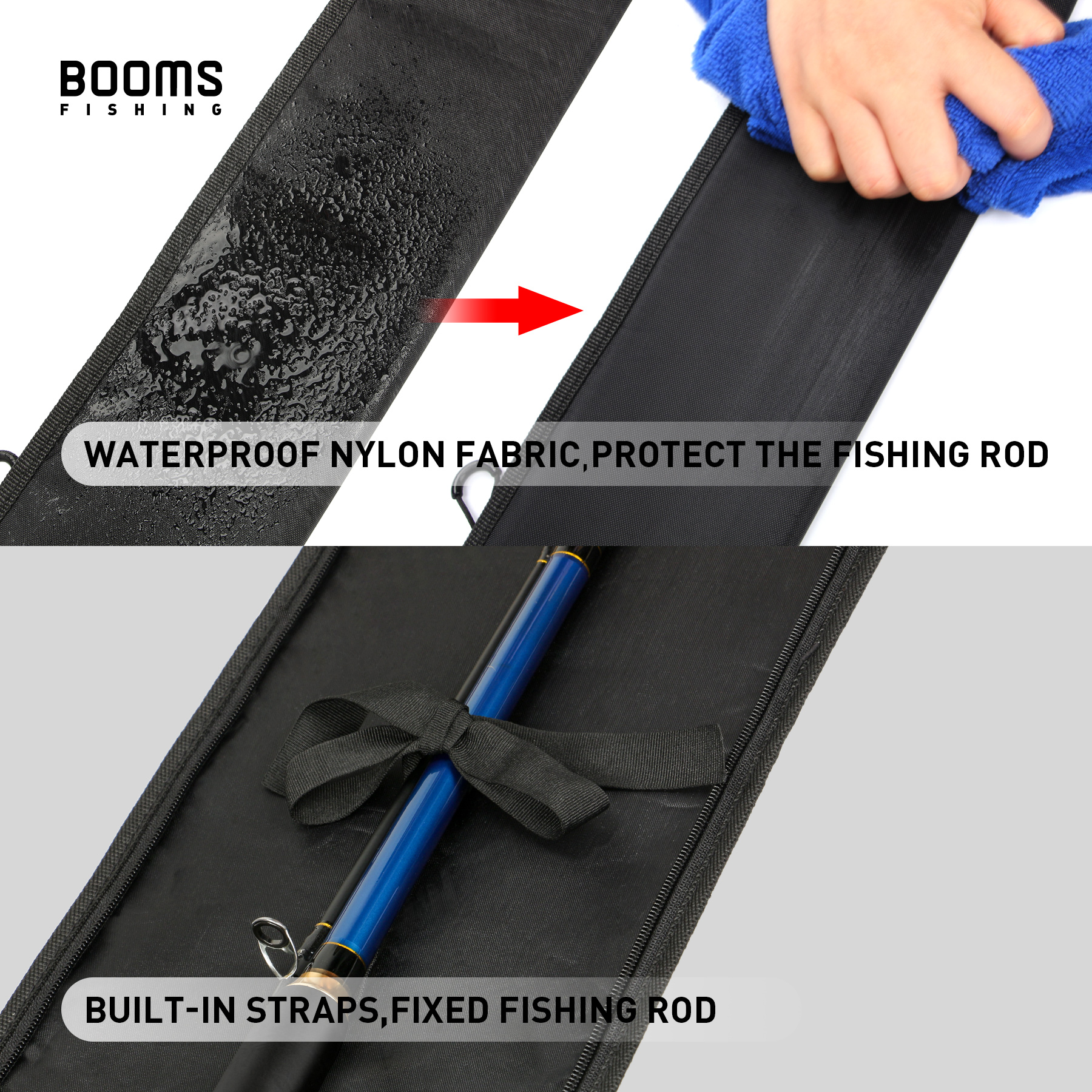 Booms Fishing 195cm Large Wate - огляд і ціна Fish Finder Case