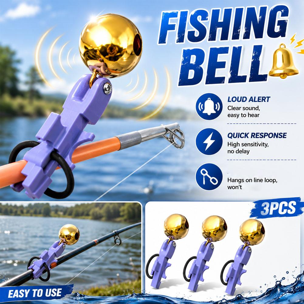3pcs Fishing Bell High-sensiti - огляд і ціна Bite Alarm