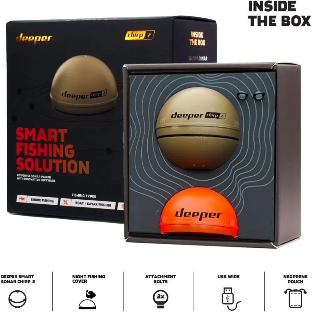 A  Chirp 2 Sonar Fish Finder - - огляд і ціна Fishing Depth Finder