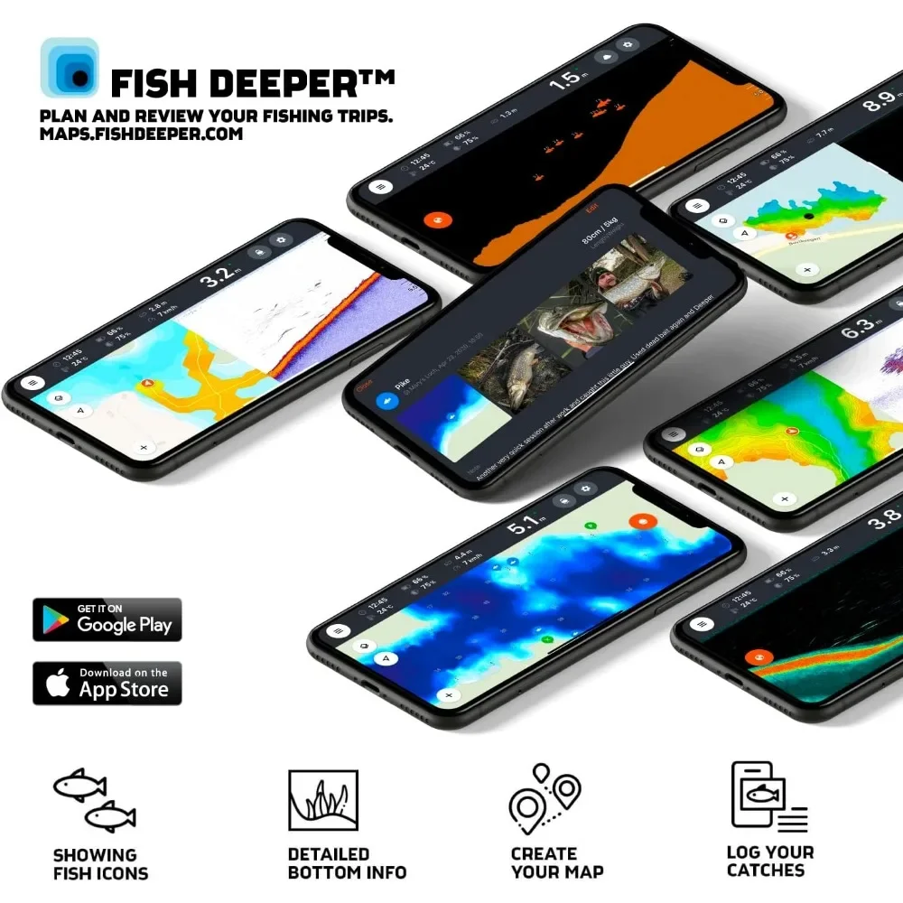 A  Chirp 2 Sonar Fish Finder - - огляд і ціна Fishing Depth Finder