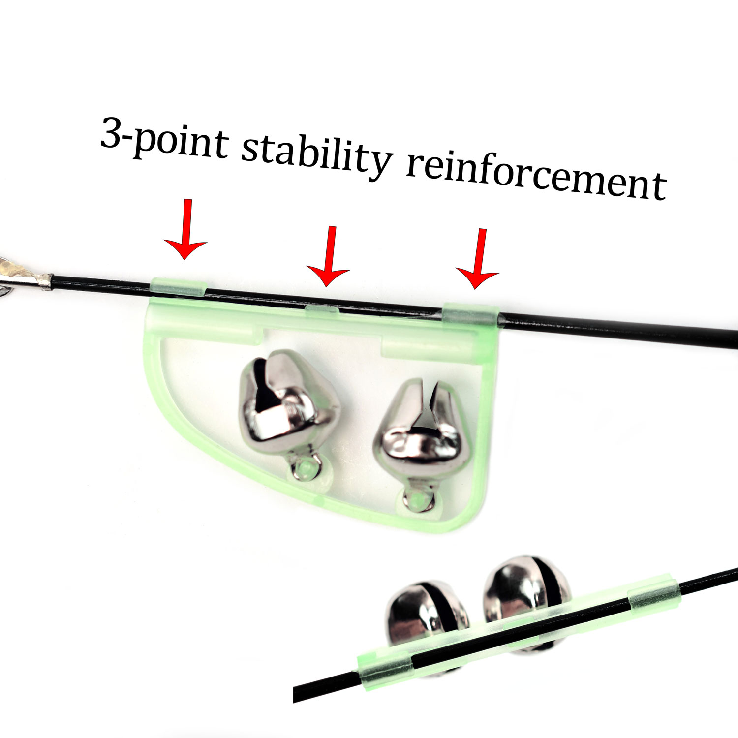 Topranc Double Bells Fishing B - огляд і ціна Bite Indicator
