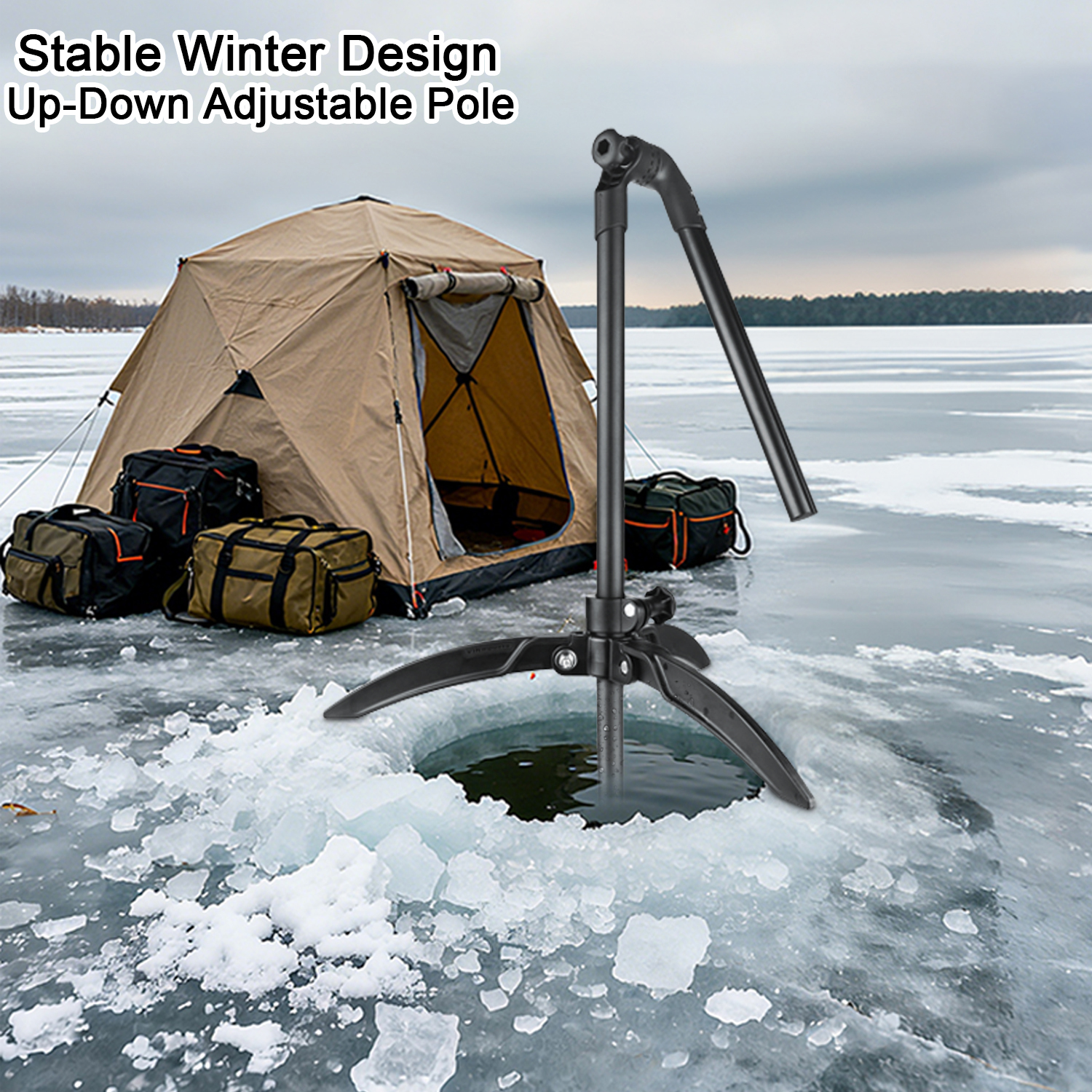Ice Fishing Transducer Pole Mo - огляд і ціна Fish Finder Mount